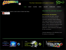Tablet Screenshot of carizzmacolor.com